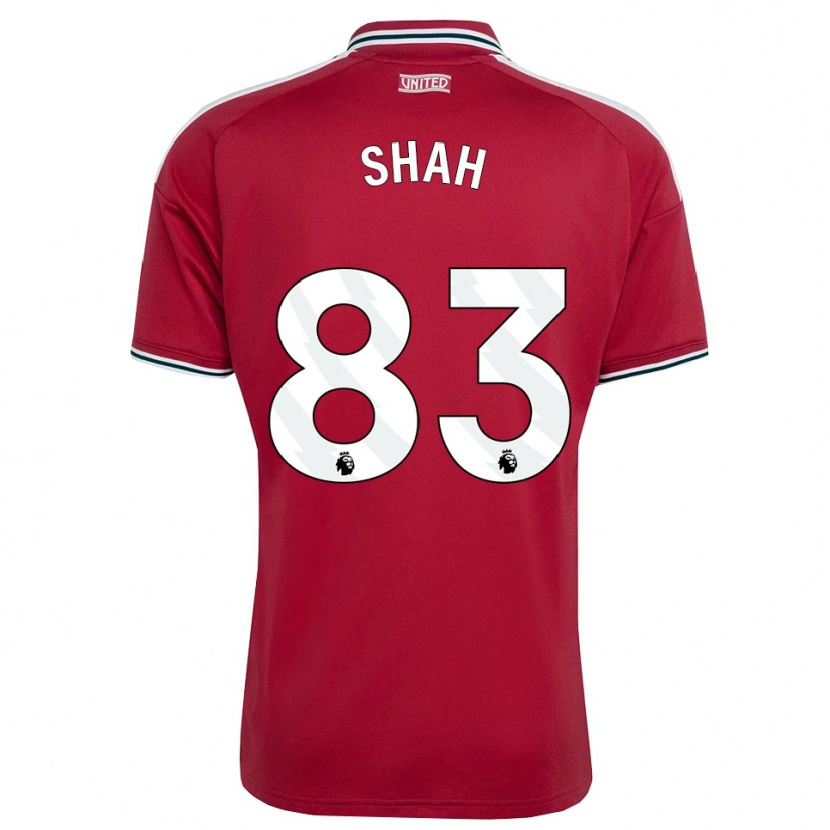 Danxen Niño Camiseta Jariyah Shah #83 Rojo Amarillo Blanco 1ª Equipación 2026/27 La Camisa