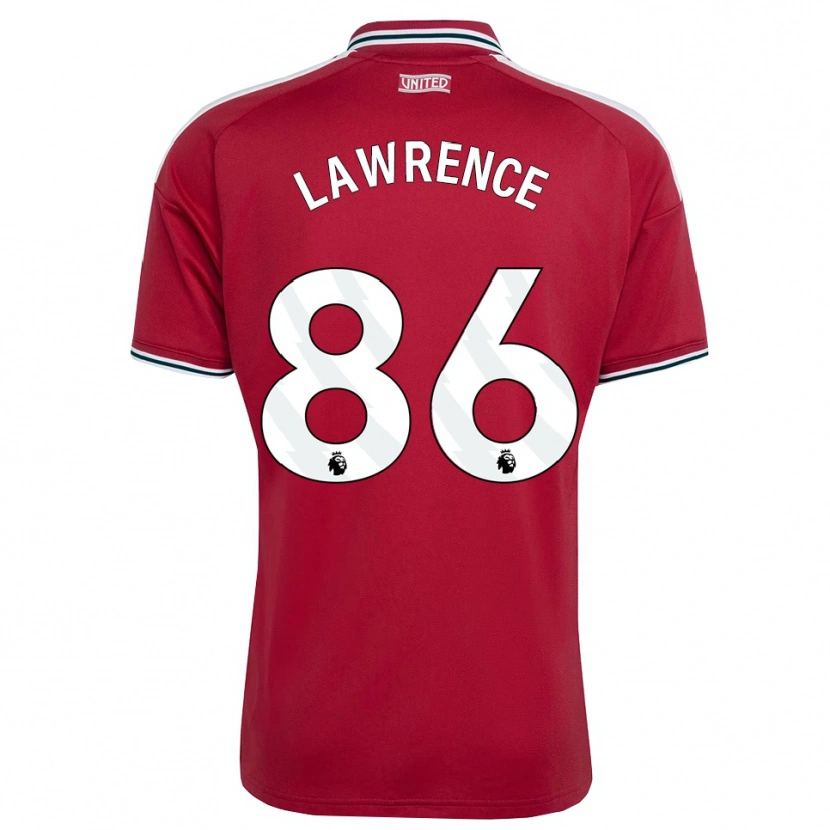 Danxen Niño Camiseta Marcus Lawrence #86 Rojo Amarillo Blanco 1ª Equipación 2026/27 La Camisa