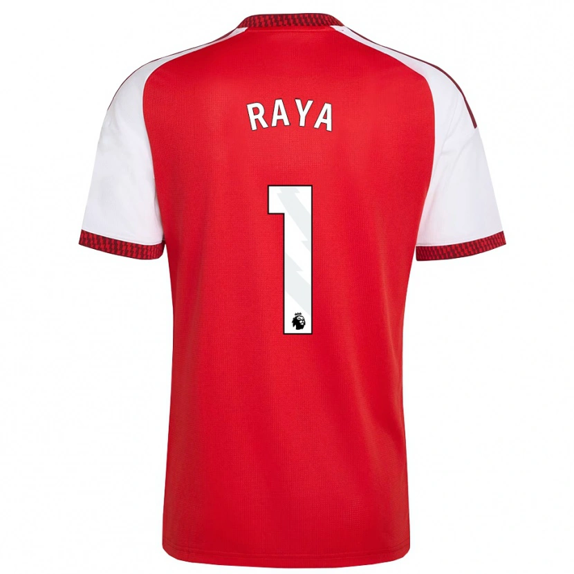 Danxen Niño Camiseta David Raya #1 Rojo Blanco Negro 1ª Equipación 2026/27 La Camisa