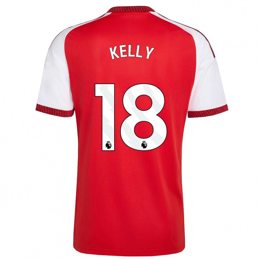 Danxen Niño Camiseta Chloe Kelly #18 Rojo Blanco Negro 1ª Equipación 2026/27 La Camisa