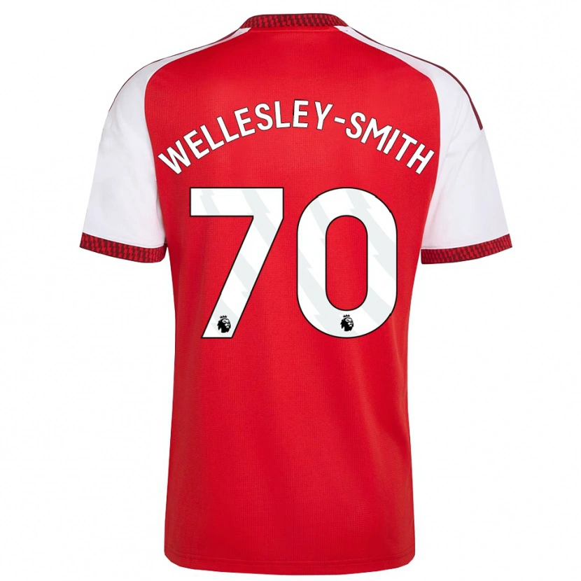 Danxen Niño Camiseta Cecily Wellesley-Smith #70 Rojo Blanco Negro 1ª Equipación 2026/27 La Camisa