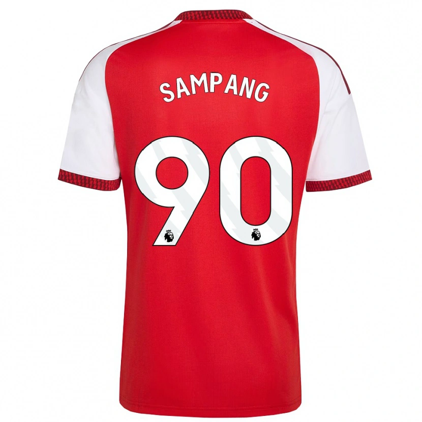 Danxen Niño Camiseta Saurap Sampang #90 Rojo Blanco Negro 1ª Equipación 2026/27 La Camisa