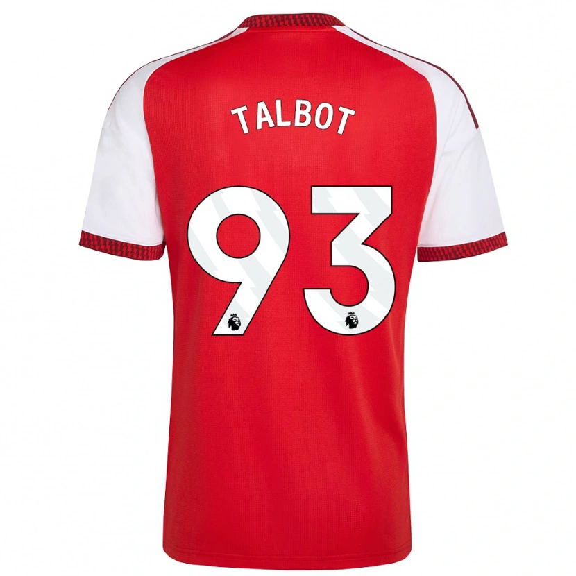 Danxen Niño Camiseta Jack Talbot #93 Rojo Blanco Negro 1ª Equipación 2026/27 La Camisa