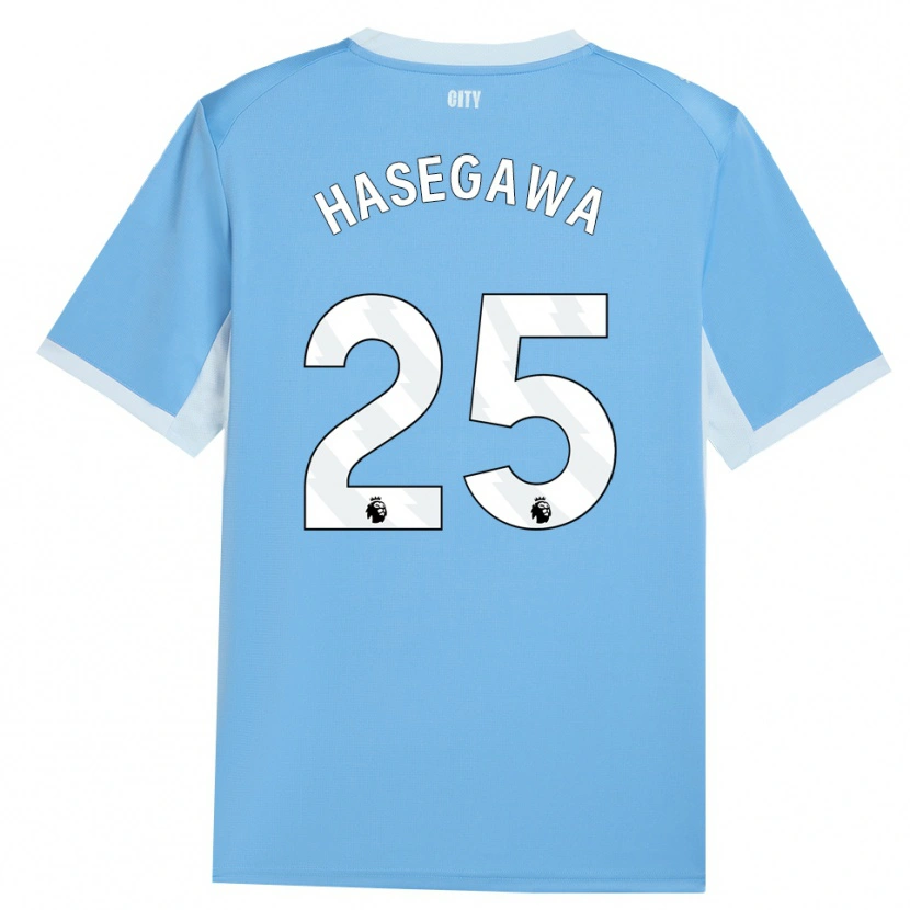 Danxen Niño Camiseta Yui Hasegawa #25 Azulcieloclaro Blanco 1ª Equipación 2026/27 La Camisa