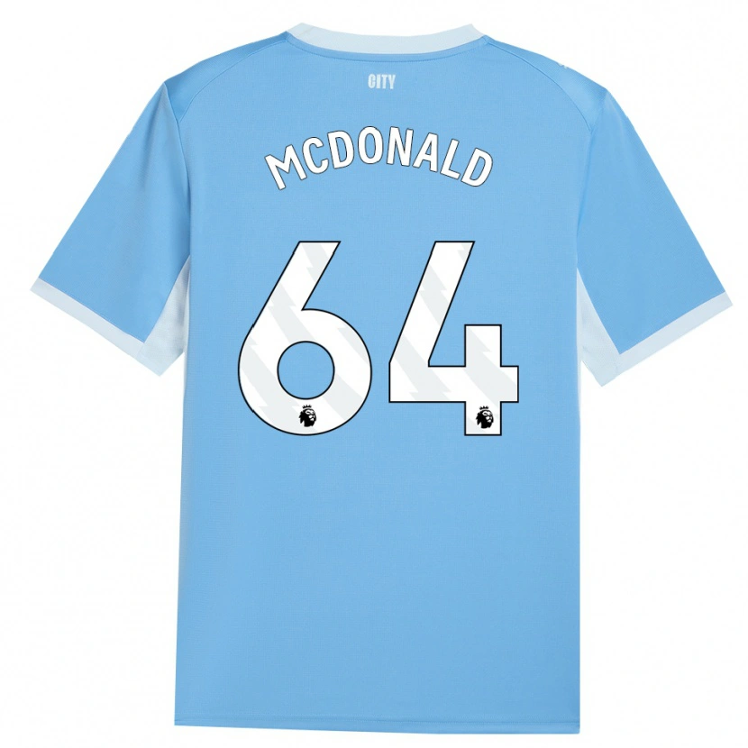 Danxen Niño Camiseta Rowan Mcdonald #64 Azulcieloclaro Blanco 1ª Equipación 2026/27 La Camisa
