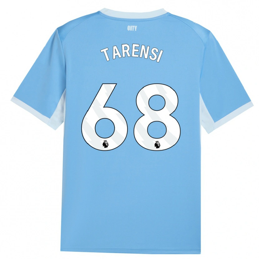 Danxen Niño Camiseta Oscar Tarensi #68 Azulcieloclaro Blanco 1ª Equipación 2026/27 La Camisa