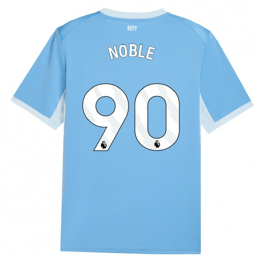 Danxen Niño Camiseta Kian Noble #90 Azulcieloclaro Blanco 1ª Equipación 2026/27 La Camisa