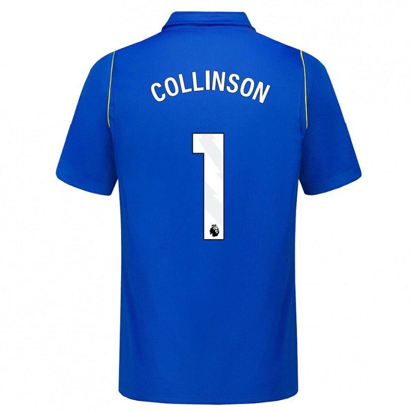 Danxen Niño Camiseta Isaac Collinson #1 Azul Amarillo 1ª Equipación 2026/27 La Camisa