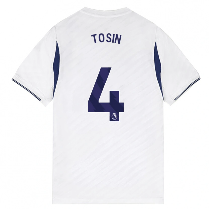 Danxen Niño Camiseta Tosin Adarabioyo #4 Blanco Rojo Púrpura 1ª Equipación 2026/27 La Camisa