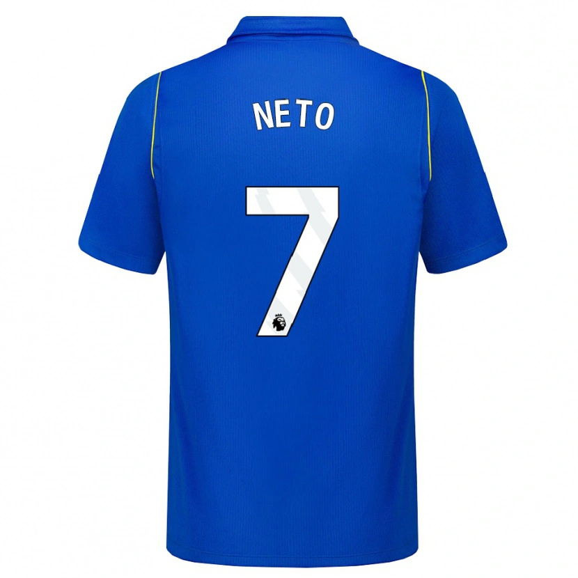 Danxen Niño Camiseta Pedro Neto #7 Azul Amarillo 1ª Equipación 2026/27 La Camisa