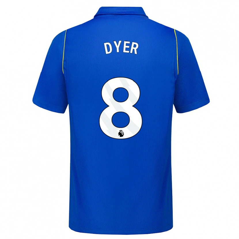 Danxen Niño Camiseta Kiano Dyer #8 Azul Amarillo 1ª Equipación 2026/27 La Camisa