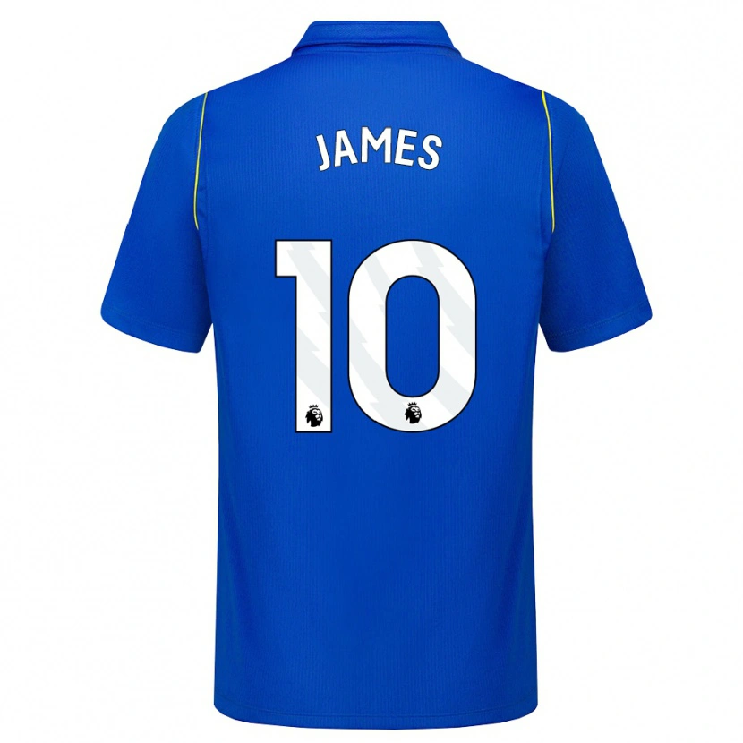 Danxen Niño Camiseta Lauren James #10 Azul Amarillo 1ª Equipación 2026/27 La Camisa