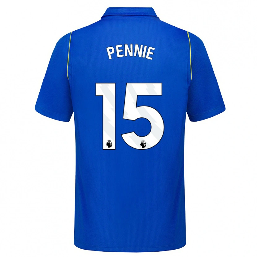 Danxen Niño Camiseta Andrew Pennie #15 Azul Amarillo 1ª Equipación 2026/27 La Camisa