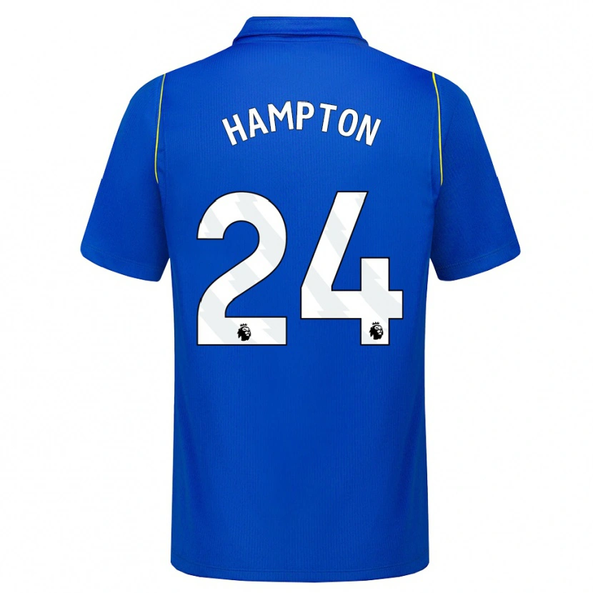 Danxen Niño Camiseta Hannah Hampton #24 Azul Amarillo 1ª Equipación 2026/27 La Camisa
