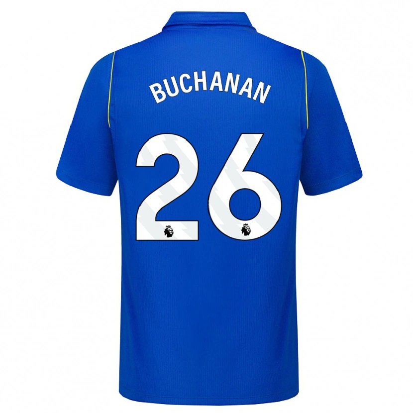 Danxen Niño Camiseta Kadeisha Buchanan #26 Azul Amarillo 1ª Equipación 2026/27 La Camisa