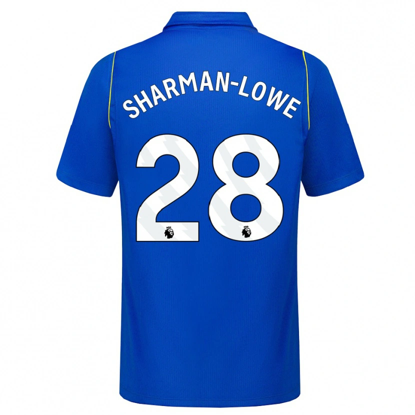Danxen Niño Camiseta Teddy Sharman-Lowe #28 Azul Amarillo 1ª Equipación 2026/27 La Camisa