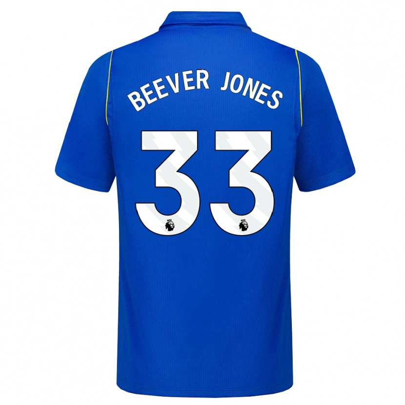 Danxen Niño Camiseta Aggie Beever-Jones #33 Azul Amarillo 1ª Equipación 2026/27 La Camisa