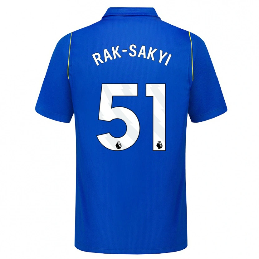 Danxen Niño Camiseta Sam Rak-Sakyi #51 Azul Amarillo 1ª Equipación 2026/27 La Camisa