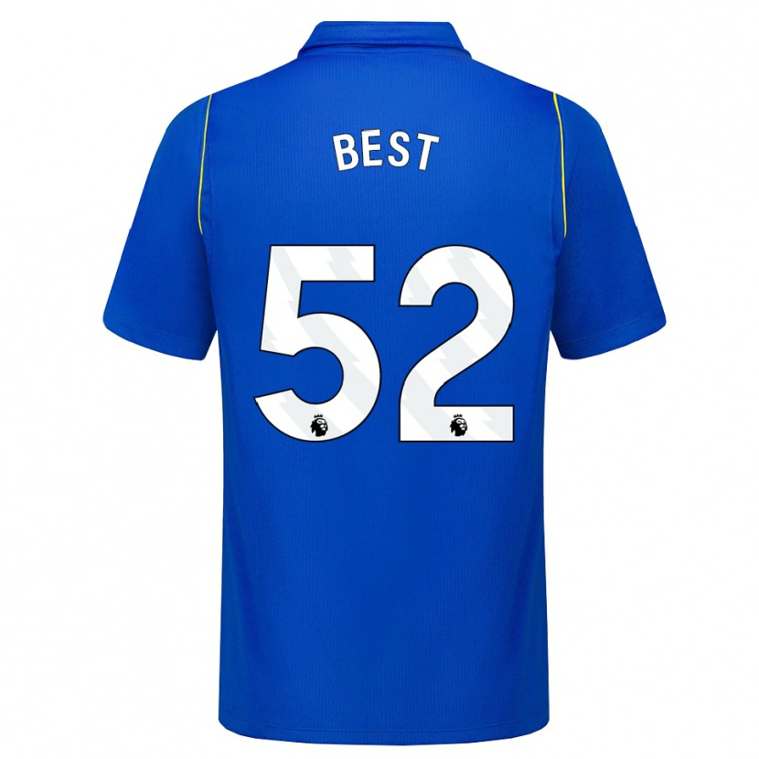 Danxen Niño Camiseta Kian Best #52 Azul Amarillo 1ª Equipación 2026/27 La Camisa