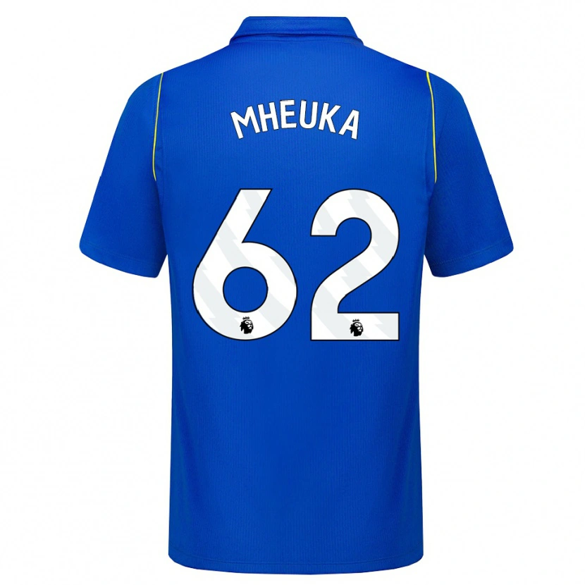 Danxen Niño Camiseta Shumaira Mheuka #62 Azul Amarillo 1ª Equipación 2026/27 La Camisa