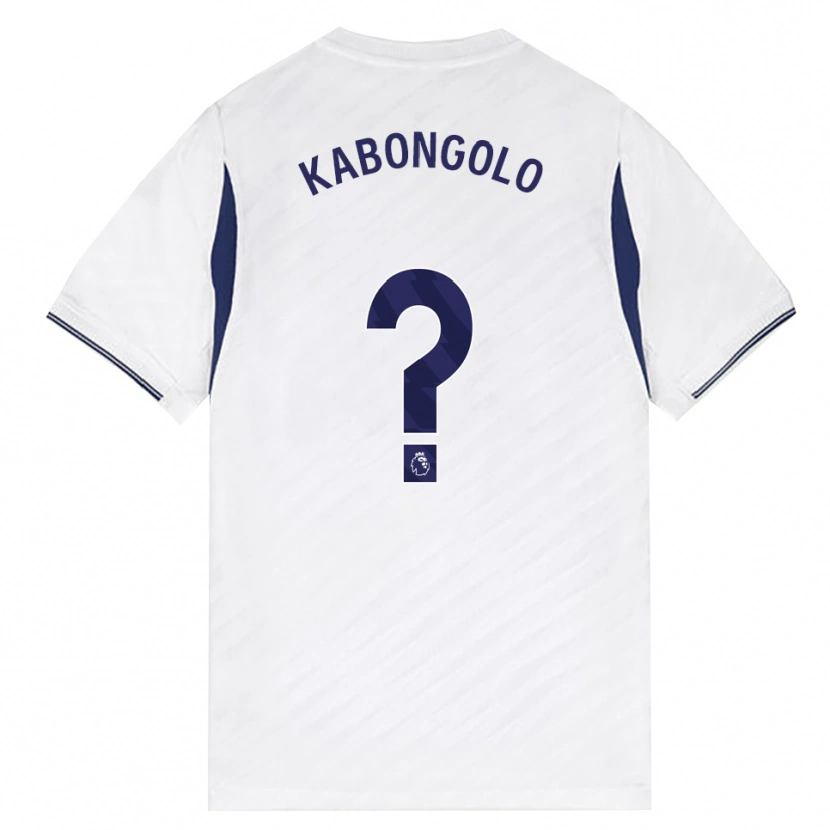 Danxen Niño Camiseta Melvyn Kabongolo #0 Blanco Rojo Púrpura 1ª Equipación 2026/27 La Camisa