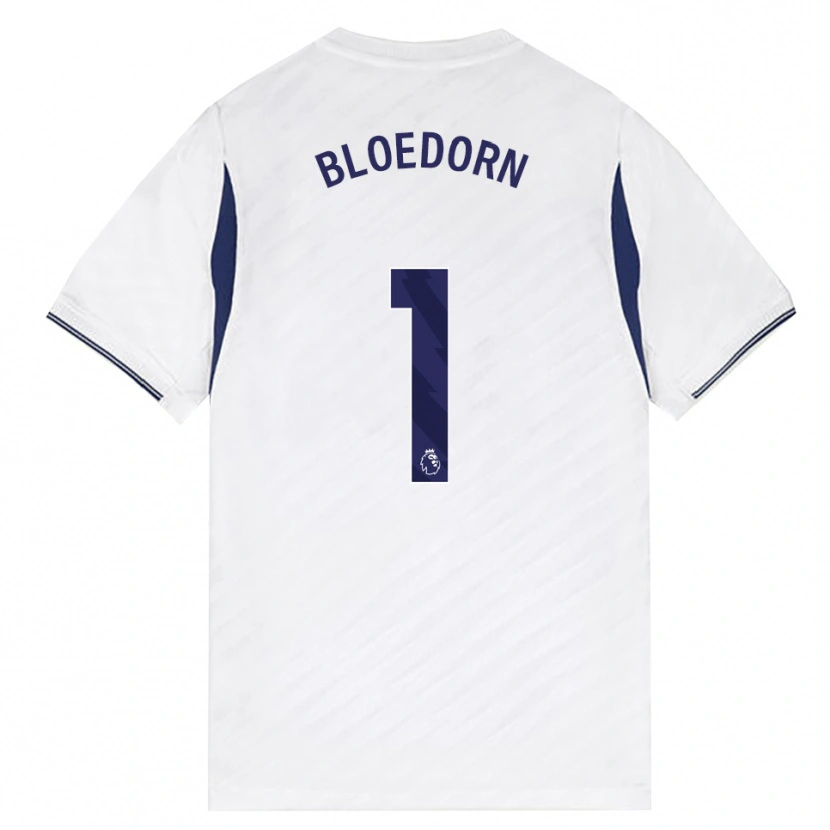 Danxen Niño Camiseta Carey Bloedorn #1 Blanco Rojo Púrpura 1ª Equipación 2026/27 La Camisa