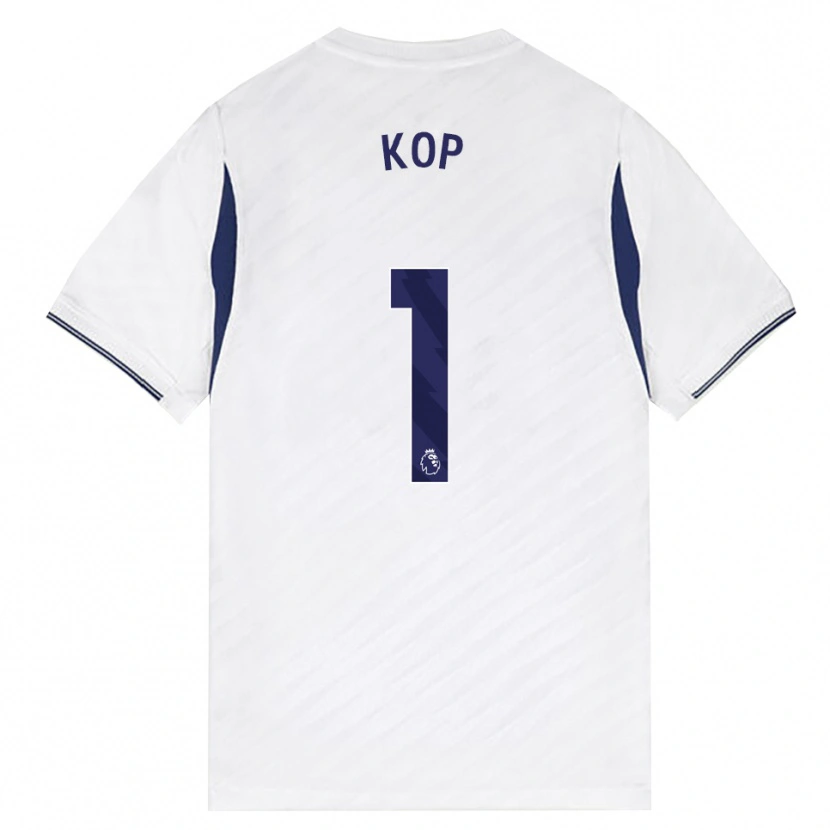 Danxen Niño Camiseta Lize Kop #1 Blanco Rojo Púrpura 1ª Equipación 2026/27 La Camisa