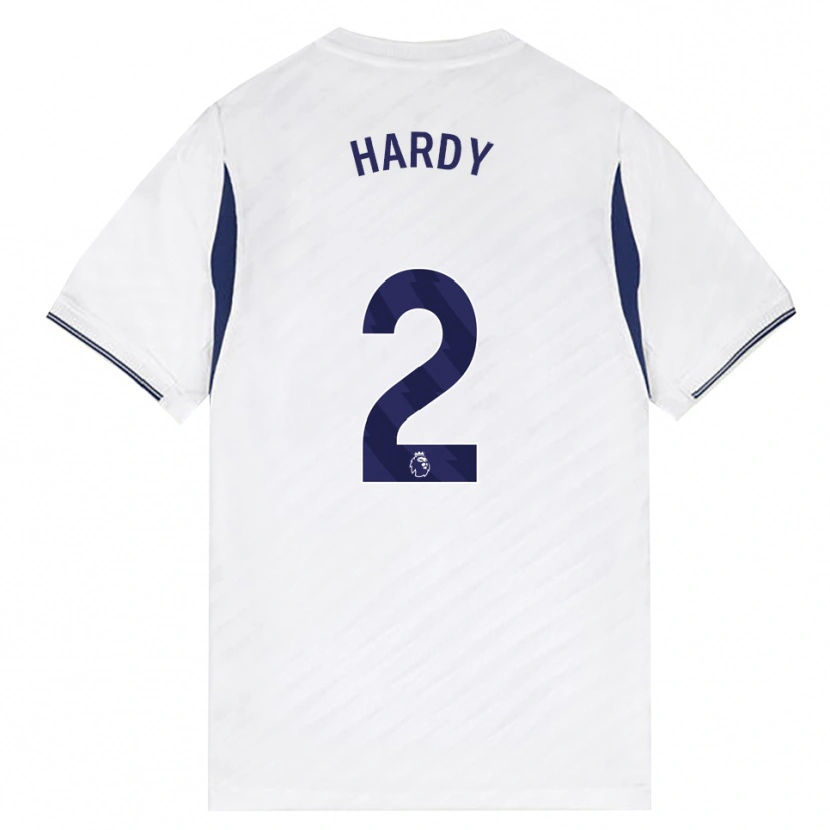 Danxen Niño Camiseta Malachi Hardy #2 Blanco Rojo Púrpura 1ª Equipación 2026/27 La Camisa