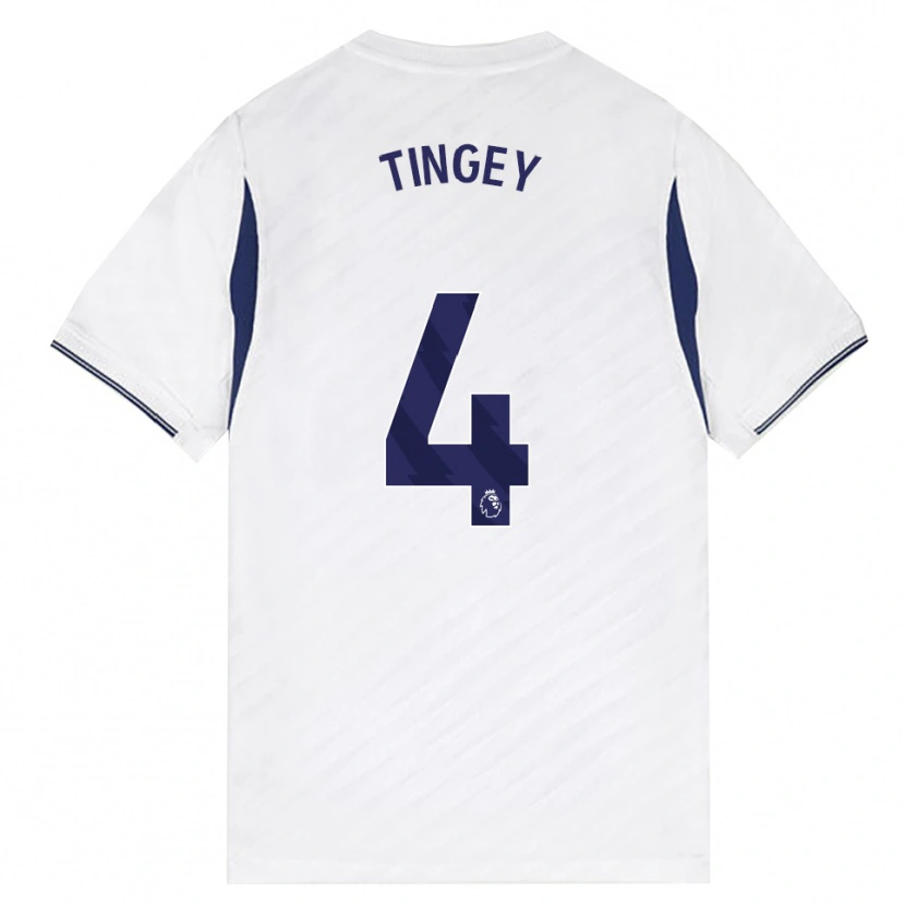 Danxen Niño Camiseta Tyler Tingey #4 Blanco Rojo Púrpura 1ª Equipación 2026/27 La Camisa