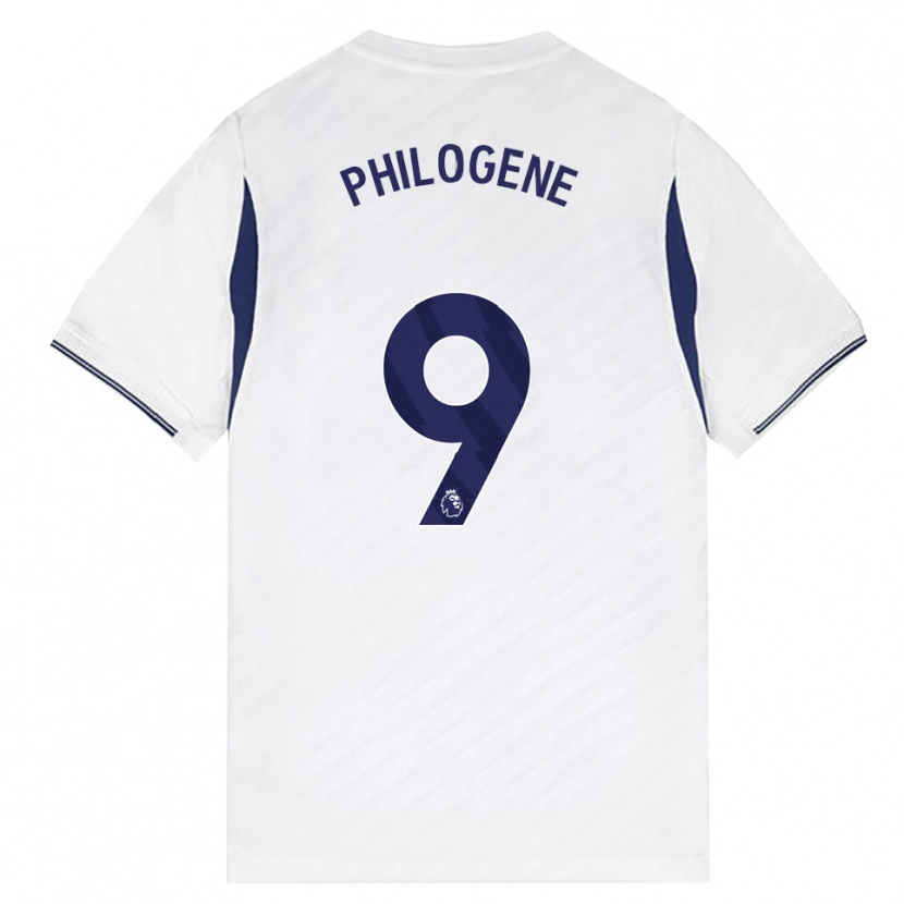 Danxen Niño Camiseta Blake Philogene #9 Blanco Rojo Púrpura 1ª Equipación 2026/27 La Camisa