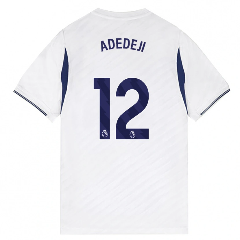 Danxen Niño Camiseta Maxwell Adedeji #12 Blanco Rojo Púrpura 1ª Equipación 2026/27 La Camisa