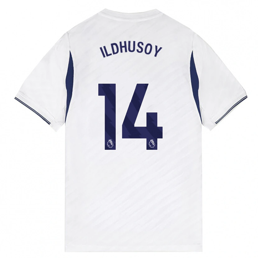 Danxen Niño Camiseta Celin Bizet Ildhusøy #14 Blanco Rojo Púrpura 1ª Equipación 2026/27 La Camisa