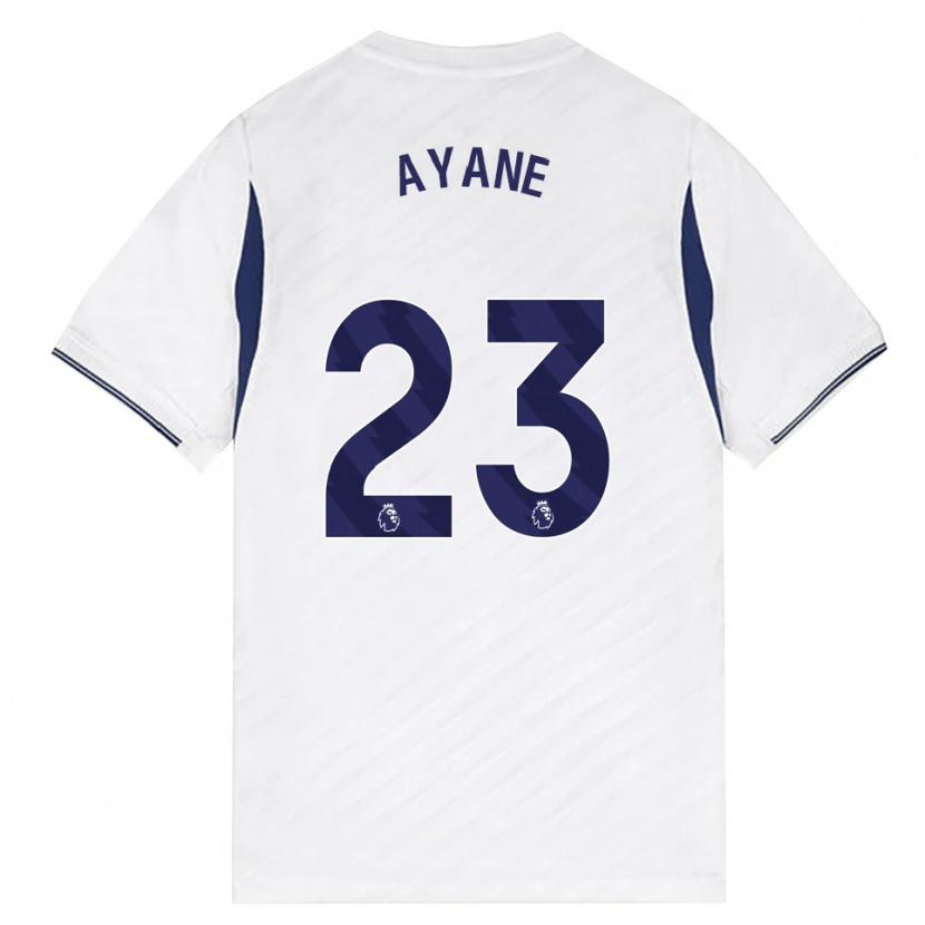 Danxen Niño Camiseta Rosella Ayane #23 Blanco Rojo Púrpura 1ª Equipación 2026/27 La Camisa