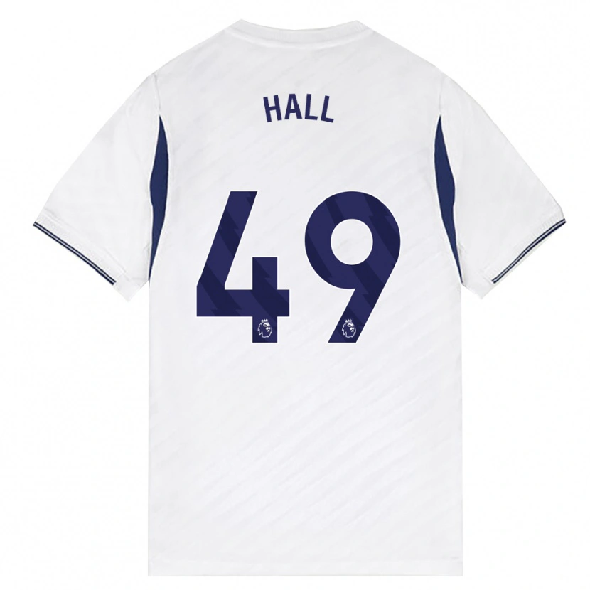 Danxen Niño Camiseta Tyrese Hall #49 Blanco Rojo Púrpura 1ª Equipación 2026/27 La Camisa