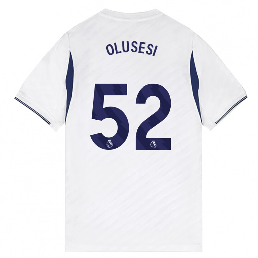 Danxen Niño Camiseta Callum Olusesi #52 Blanco Rojo Púrpura 1ª Equipación 2026/27 La Camisa