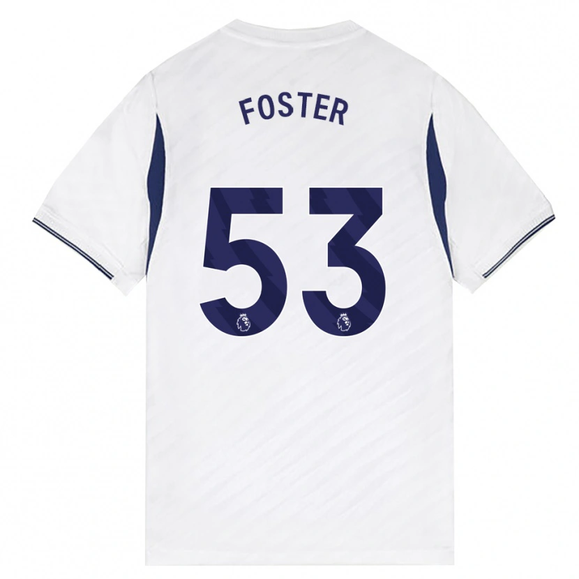 Danxen Niño Camiseta Brooklyn Lyons Foster #53 Blanco Rojo Púrpura 1ª Equipación 2026/27 La Camisa