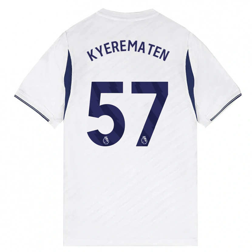 Danxen Niño Camiseta Rio Kyerematen #57 Blanco Rojo Púrpura 1ª Equipación 2026/27 La Camisa