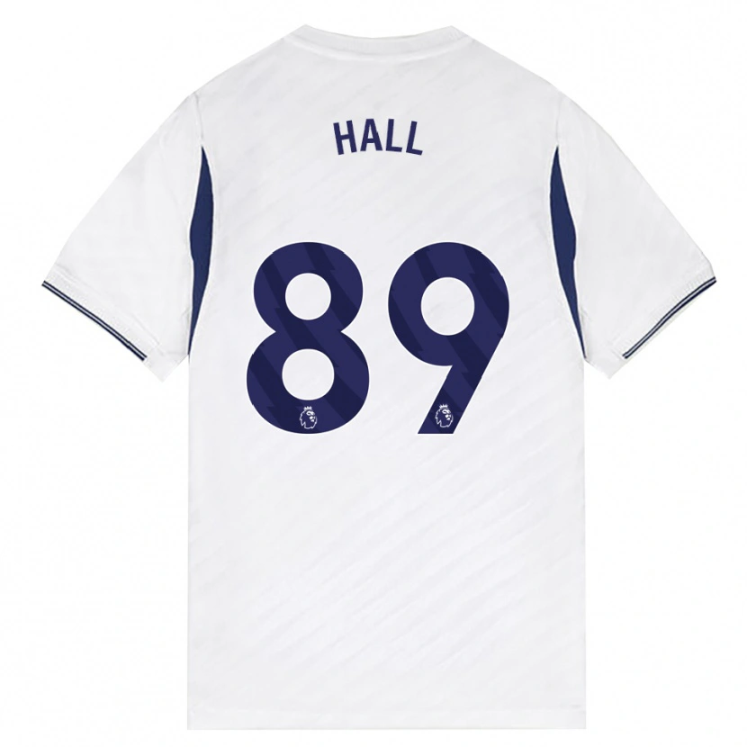 Danxen Niño Camiseta Tye Hall #89 Blanco Rojo Púrpura 1ª Equipación 2026/27 La Camisa