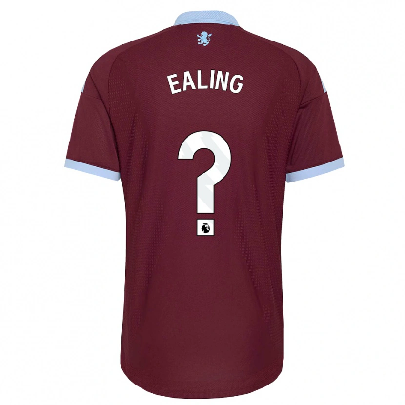 Danxen Niño Camiseta Frankie Ealing #0 Azulaciano Borgoña 1ª Equipación 2026/27 La Camisa