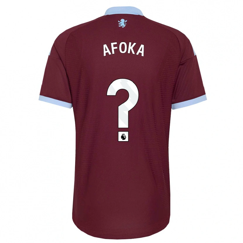 Danxen Niño Camiseta Chisom Afoka #0 Azulaciano Borgoña 1ª Equipación 2026/27 La Camisa
