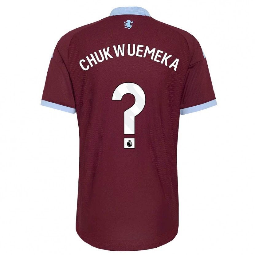 Danxen Niño Camiseta Caleb Chukwuemeka #0 Azulaciano Borgoña 1ª Equipación 2026/27 La Camisa