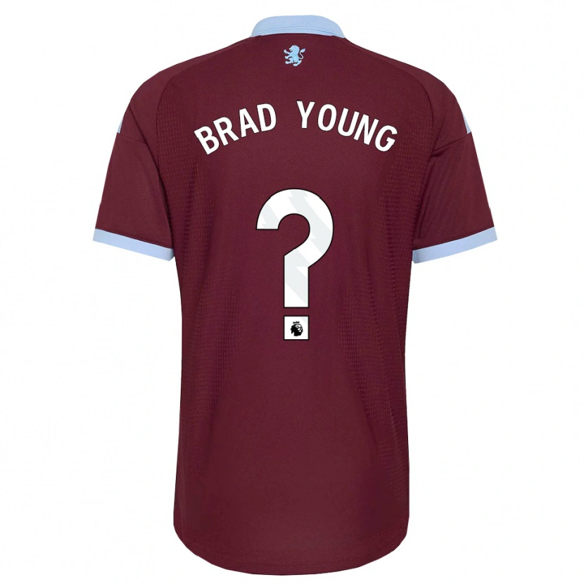 Danxen Niño Camiseta Brad Young #0 Azulaciano Borgoña 1ª Equipación 2026/27 La Camisa