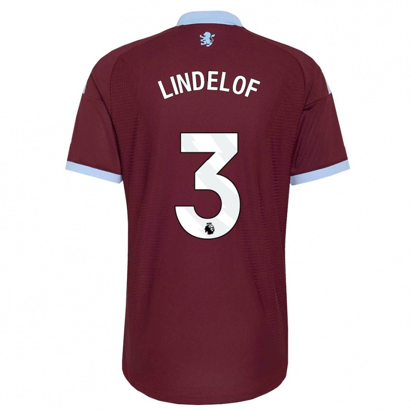 Danxen Niño Camiseta Victor Lindelöf #3 Azulaciano Borgoña 1ª Equipación 2026/27 La Camisa