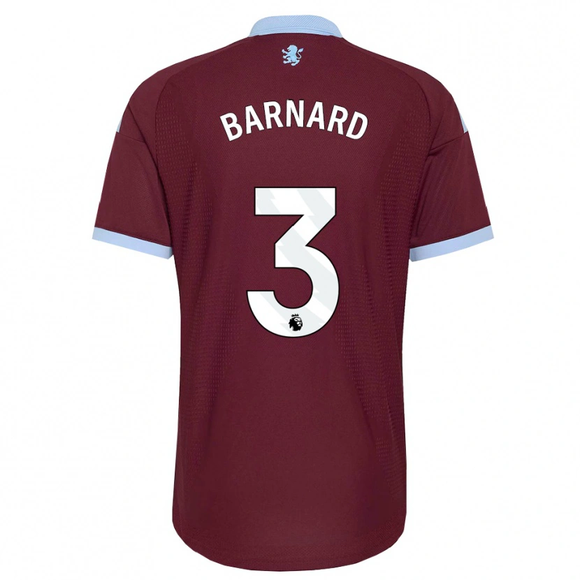 Danxen Niño Camiseta Finlay Barnard #3 Azulaciano Borgoña 1ª Equipación 2026/27 La Camisa