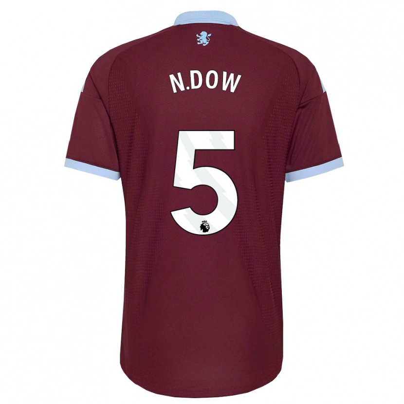 Danxen Niño Camiseta Elisha N'dow #5 Azulaciano Borgoña 1ª Equipación 2026/27 La Camisa