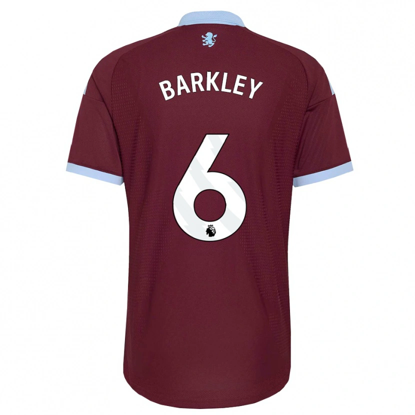 Danxen Niño Camiseta Ross Barkley #6 Azulaciano Borgoña 1ª Equipación 2026/27 La Camisa