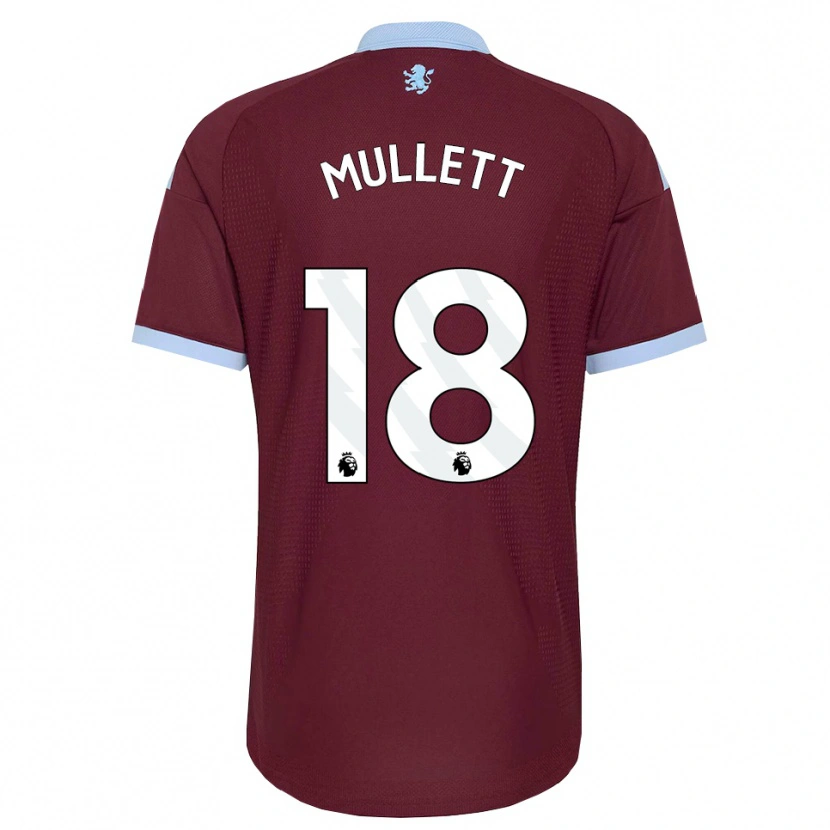 Danxen Niño Camiseta Georgia Mullett #18 Azulaciano Borgoña 1ª Equipación 2026/27 La Camisa
