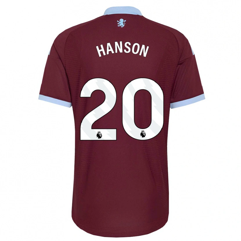 Danxen Niño Camiseta Kirsty Hanson #20 Azulaciano Borgoña 1ª Equipación 2026/27 La Camisa