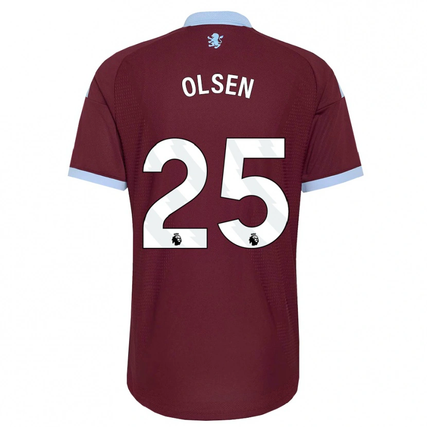 Danxen Niño Camiseta Robin Olsen #25 Azulaciano Borgoña 1ª Equipación 2026/27 La Camisa