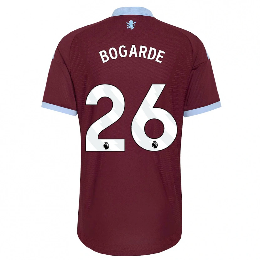 Danxen Niño Camiseta Lamare Bogarde #26 Azulaciano Borgoña 1ª Equipación 2026/27 La Camisa